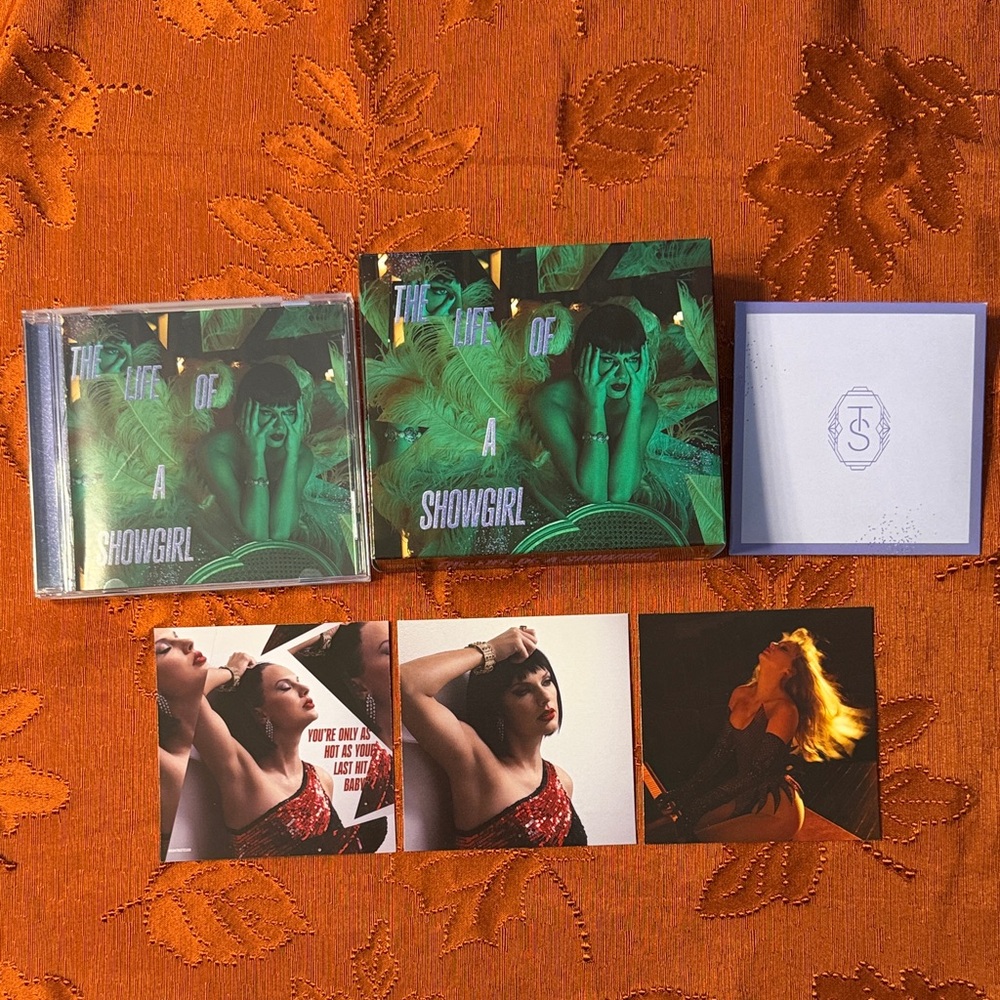 The Life of a Showgirl CD + Photo Inserts - Green Cover